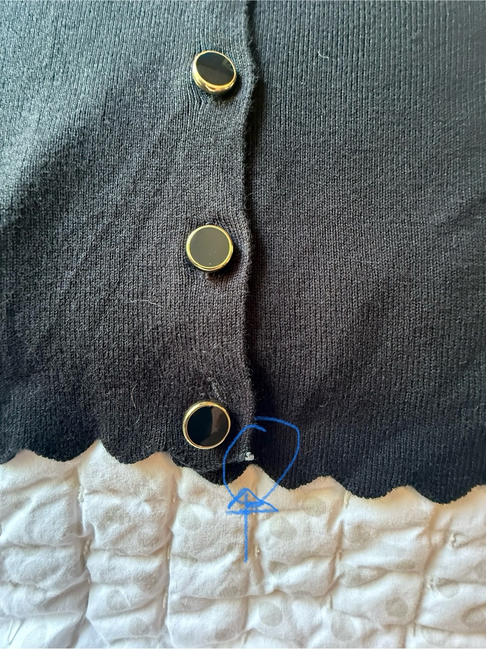 Talbots Black Cardigan - Picture 3 of 10